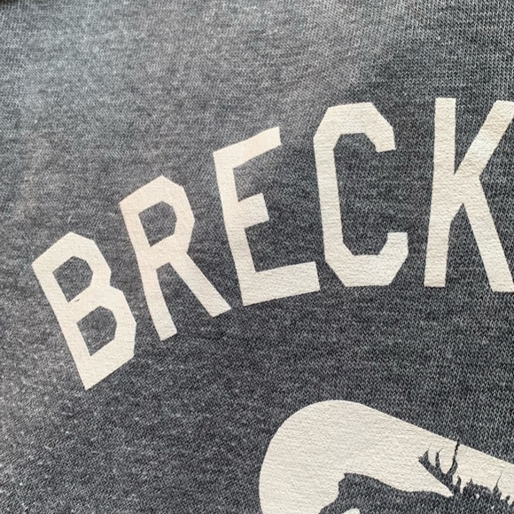 Breckenridge 🏂 CO ⛷️ gray or grey hoodie, large Great gift idea - Picture 4 of 4